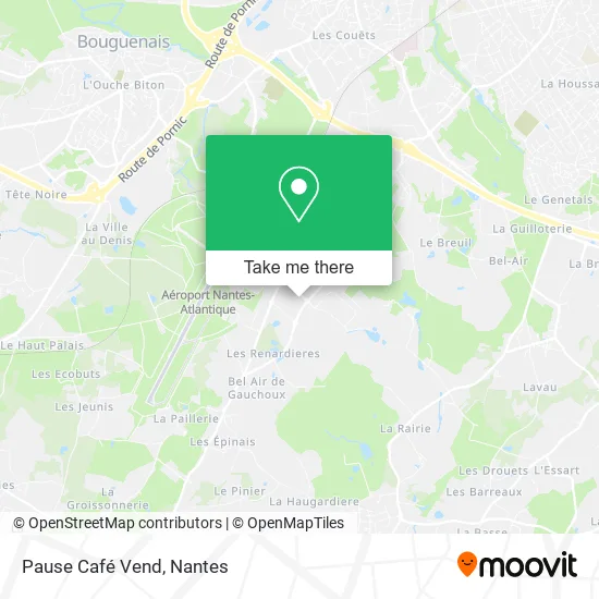 Pause Café Vend map