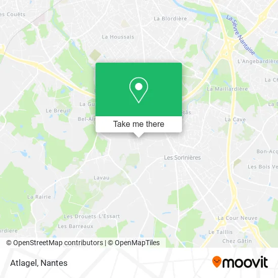Mapa Atlagel