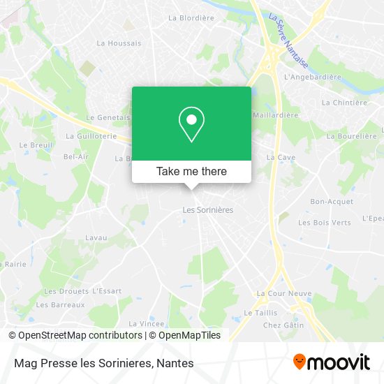 Mag Presse les Sorinieres map