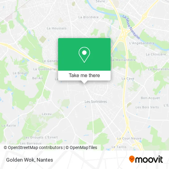 Golden Wok map