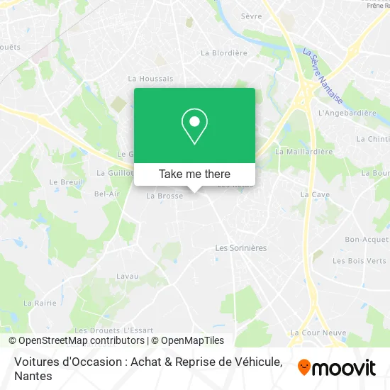 Voitures d'Occasion : Achat & Reprise de Véhicule map