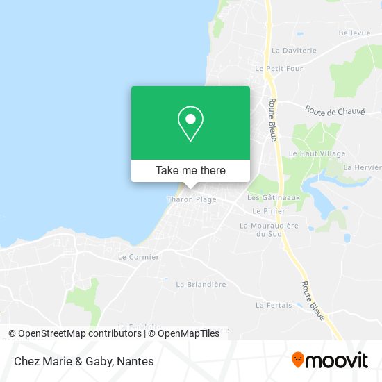 Chez Marie & Gaby map