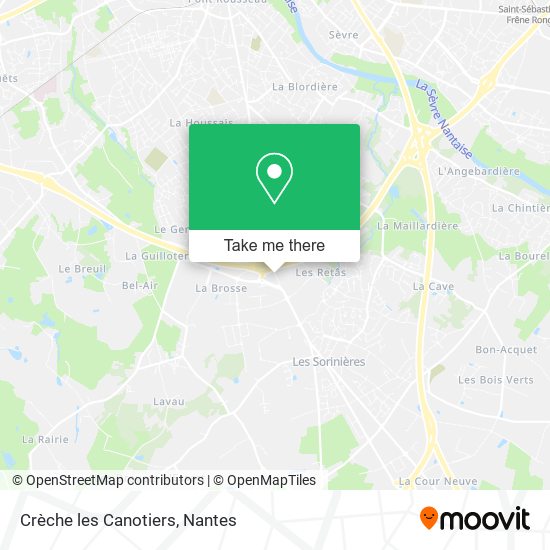 Crèche les Canotiers map