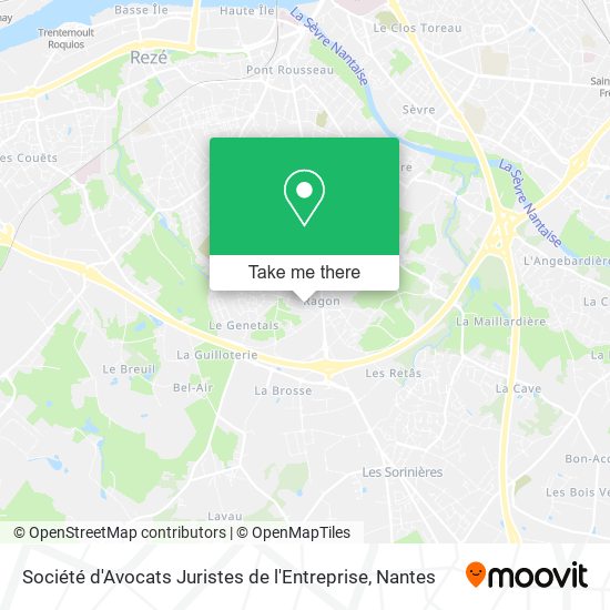Société d'Avocats Juristes de l'Entreprise map