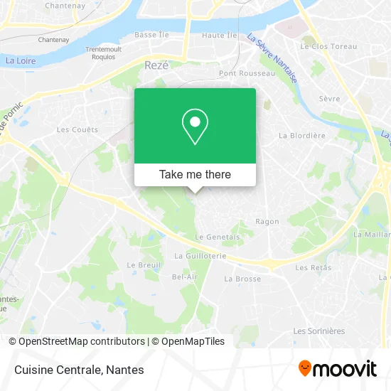 Mapa Cuisine Centrale