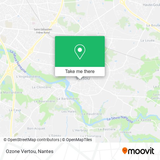 Ozone Vertou map