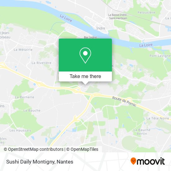 Sushi Daily Montigny map