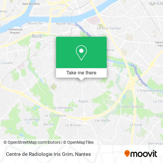 Centre de Radiologie Iris Grim map