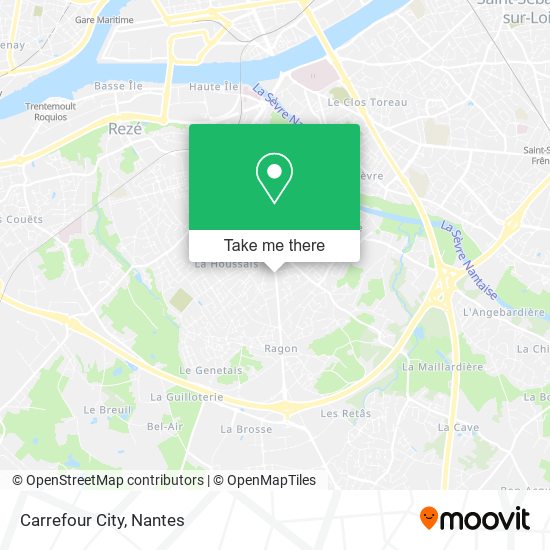 Carrefour City map