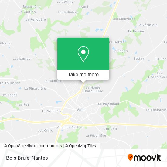 Bois Brule map