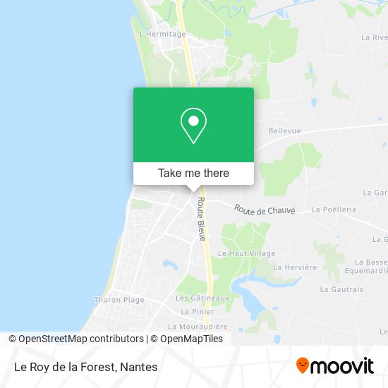 Le Roy de la Forest map