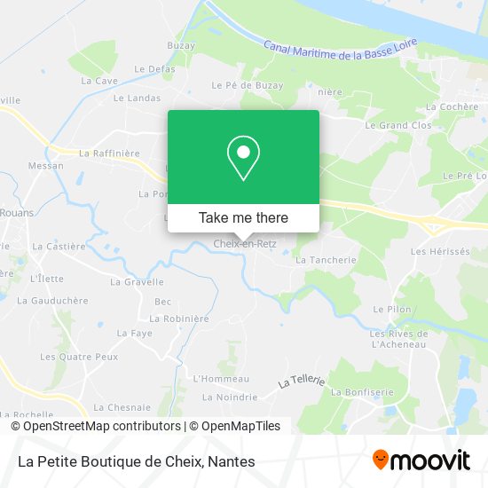 La Petite Boutique de Cheix map