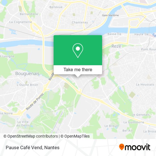 Pause Café Vend map