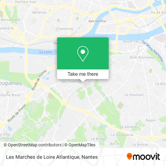 Les Marches de Loire Atlantique map