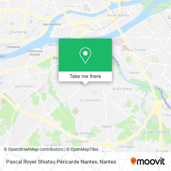 Pascal Royer Shiatsu Péricarde Nantes map