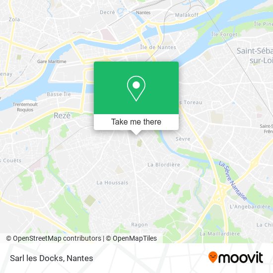 Sarl les Docks map