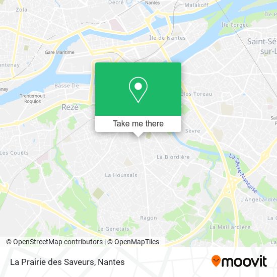 La Prairie des Saveurs map