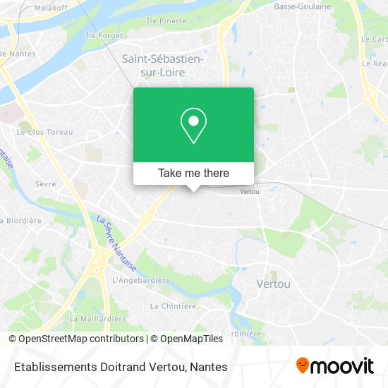 Etablissements Doitrand Vertou map