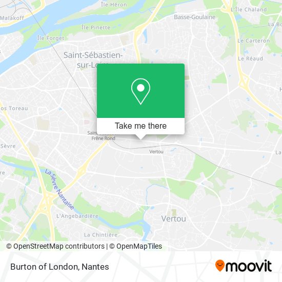 Burton of London map