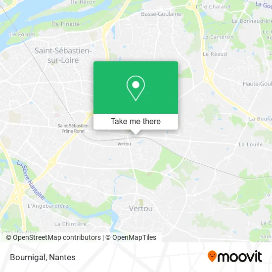Mapa Bournigal