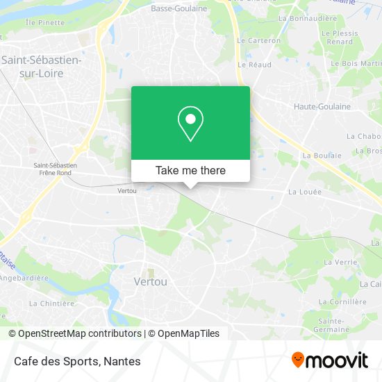 Cafe des Sports map