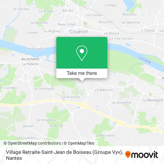 Village Retraite-Saint-Jean de Boiseau (Groupe Vyv) map