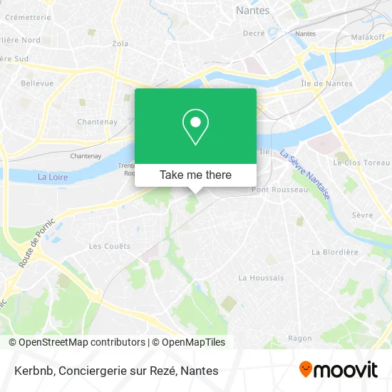Kerbnb, Conciergerie sur Rezé map