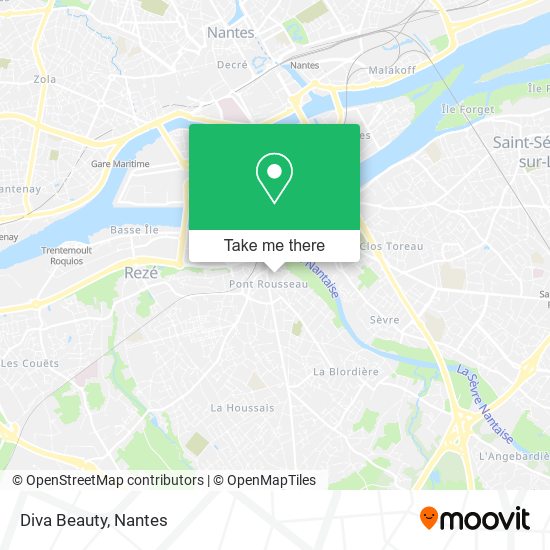 Diva Beauty map