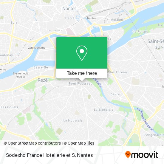 Sodexho France Hotellerie et S map