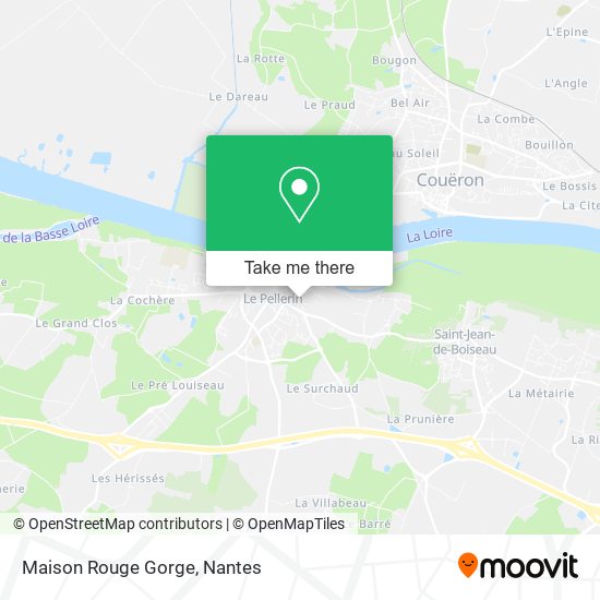 Maison Rouge Gorge map