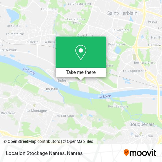 Mapa Location Stockage Nantes