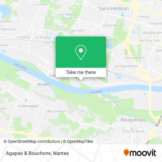Agapes & Bouchons map
