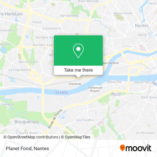Planet Food map