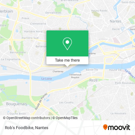 Rob's Foodbike map