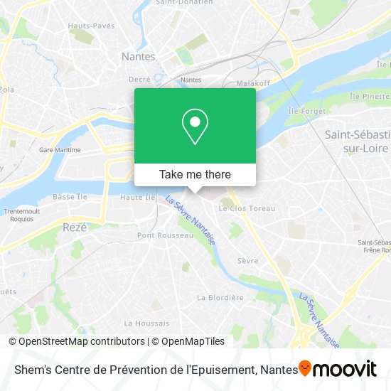 Shem's Centre de Prévention de l'Epuisement map