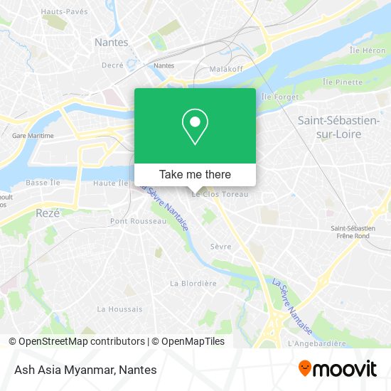 Ash Asia Myanmar map