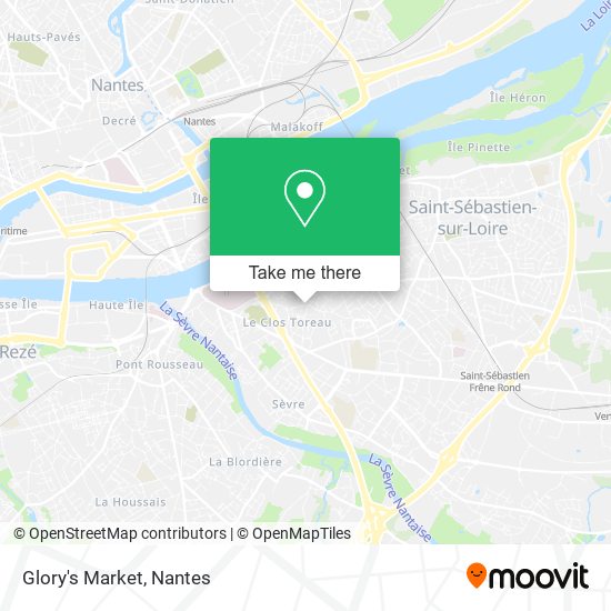 Glory's Market map