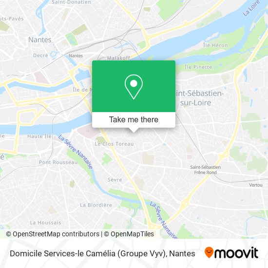 Domicile Services-le Camélia (Groupe Vyv) map