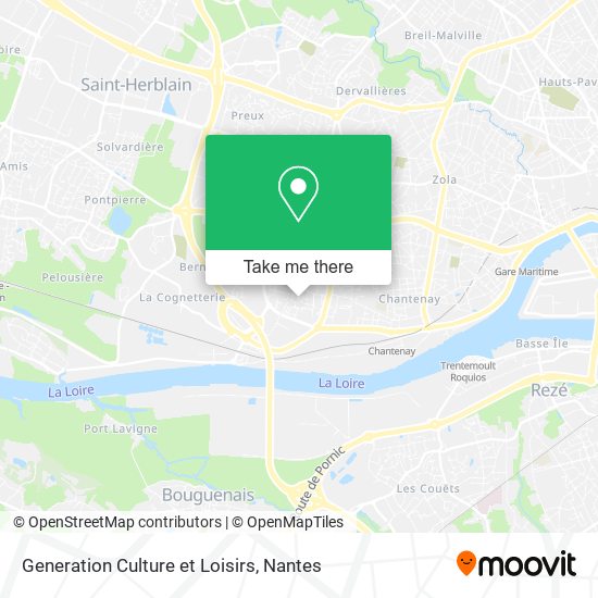 Generation Culture et Loisirs map