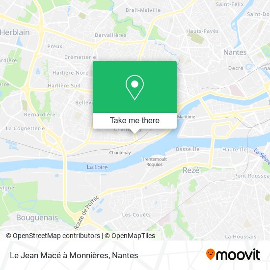 Le Jean Macé à Monnières map