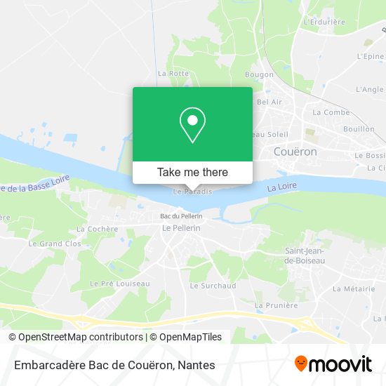 Embarcadère Bac de Couëron map