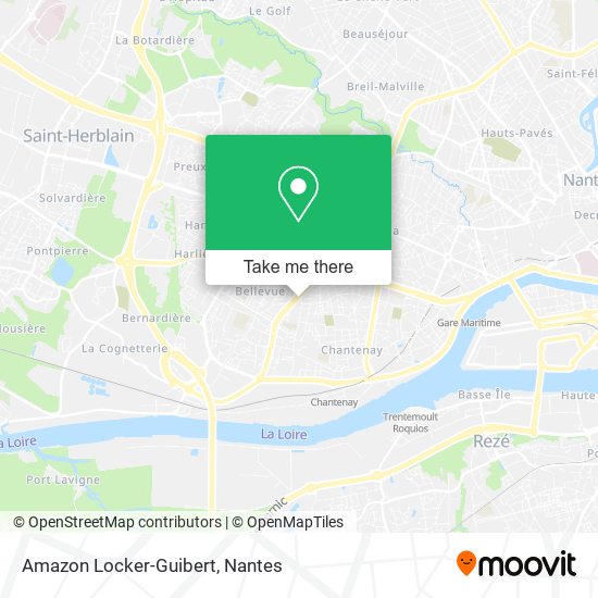 Amazon Locker-Guibert map