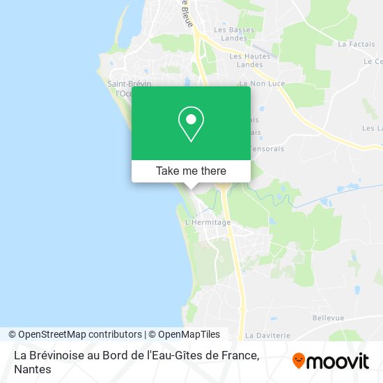 La Brévinoise au Bord de l'Eau-Gîtes de France map