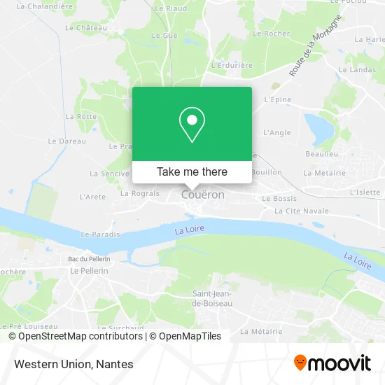 Western Union map