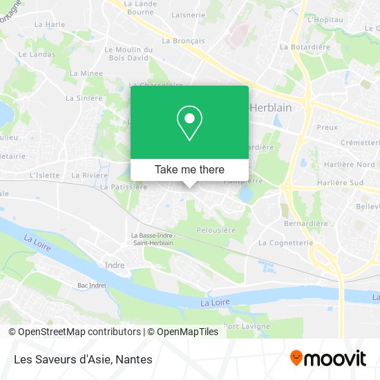 Les Saveurs d'Asie map