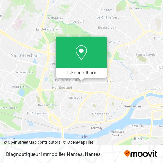 Diagnostiqueur Immobilier Nantes map