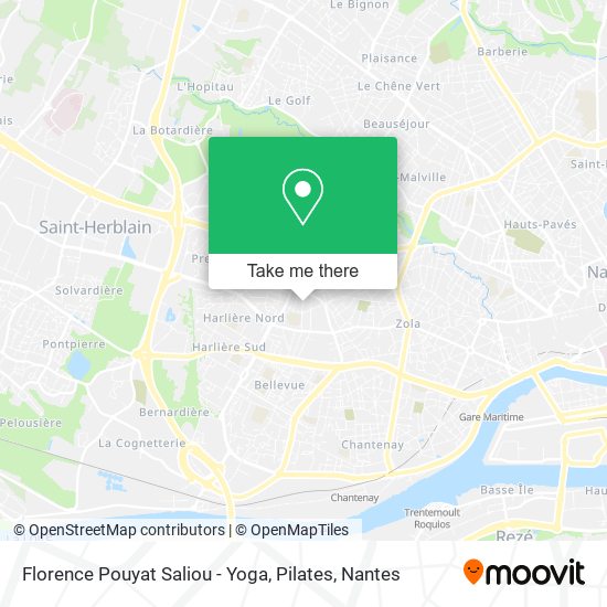 Florence Pouyat Saliou - Yoga, Pilates map