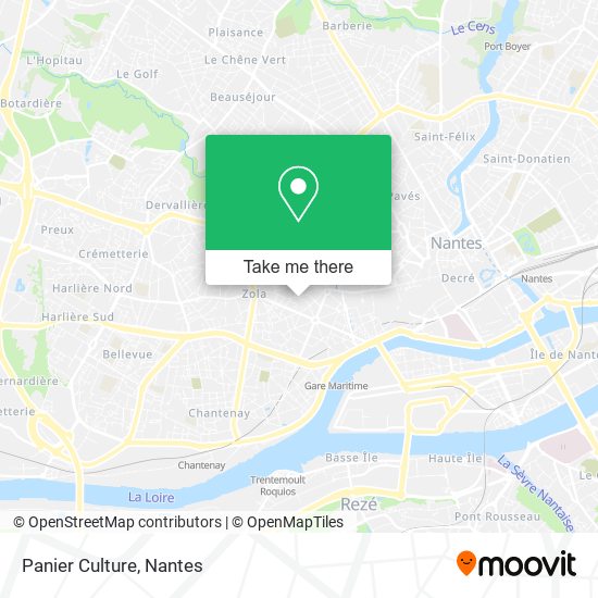 Panier Culture map