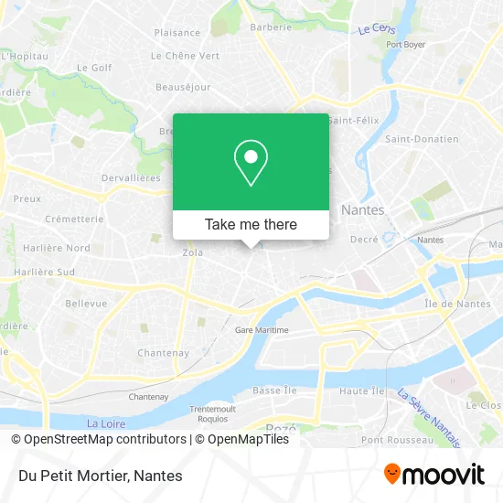 Du Petit Mortier map