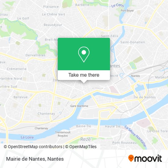 Mairie de Nantes map